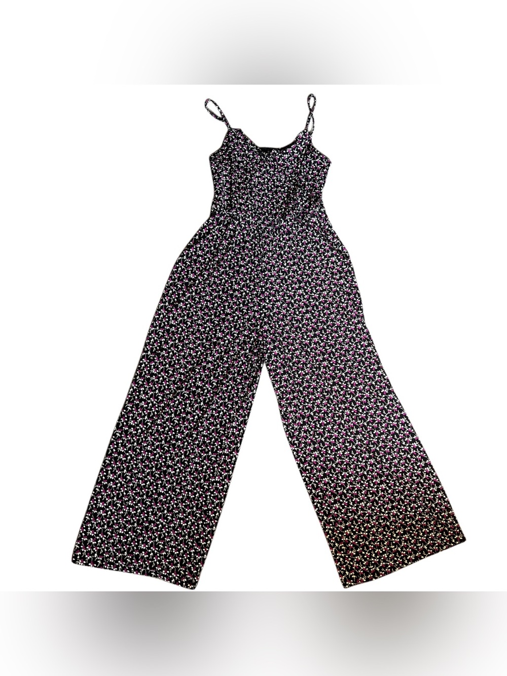 Wide Leg Floral Jumpsuit